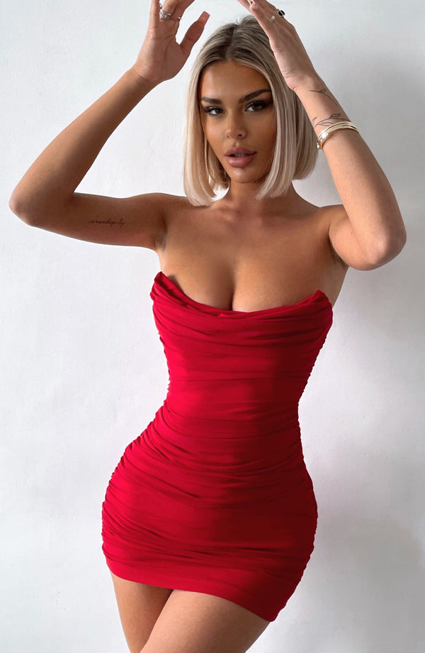 Julieta Mini Dress - Red