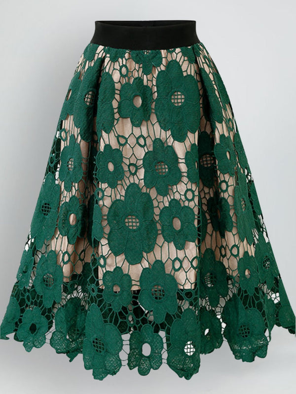 Lakeln Midi Floral Skirt