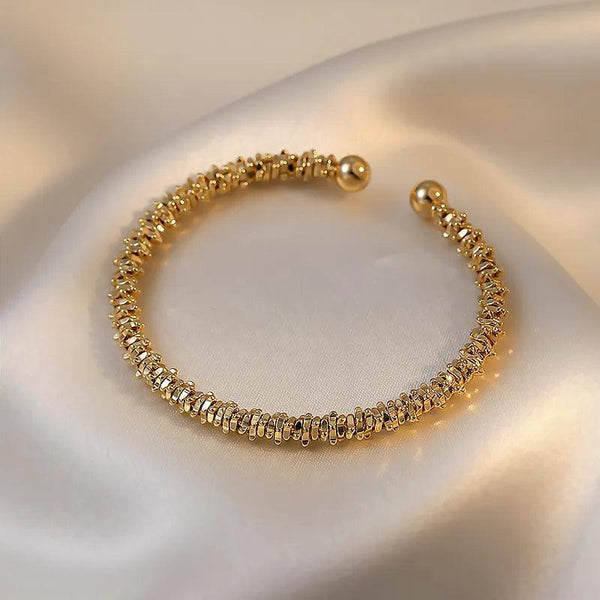 Bracelets Charm Jewelry Classic Simple Copper Alloy Golden Accessories