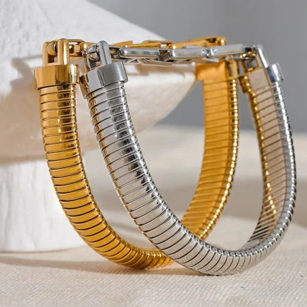 Bracelet Charm Jewelry - Stainless Steel Metal Texture